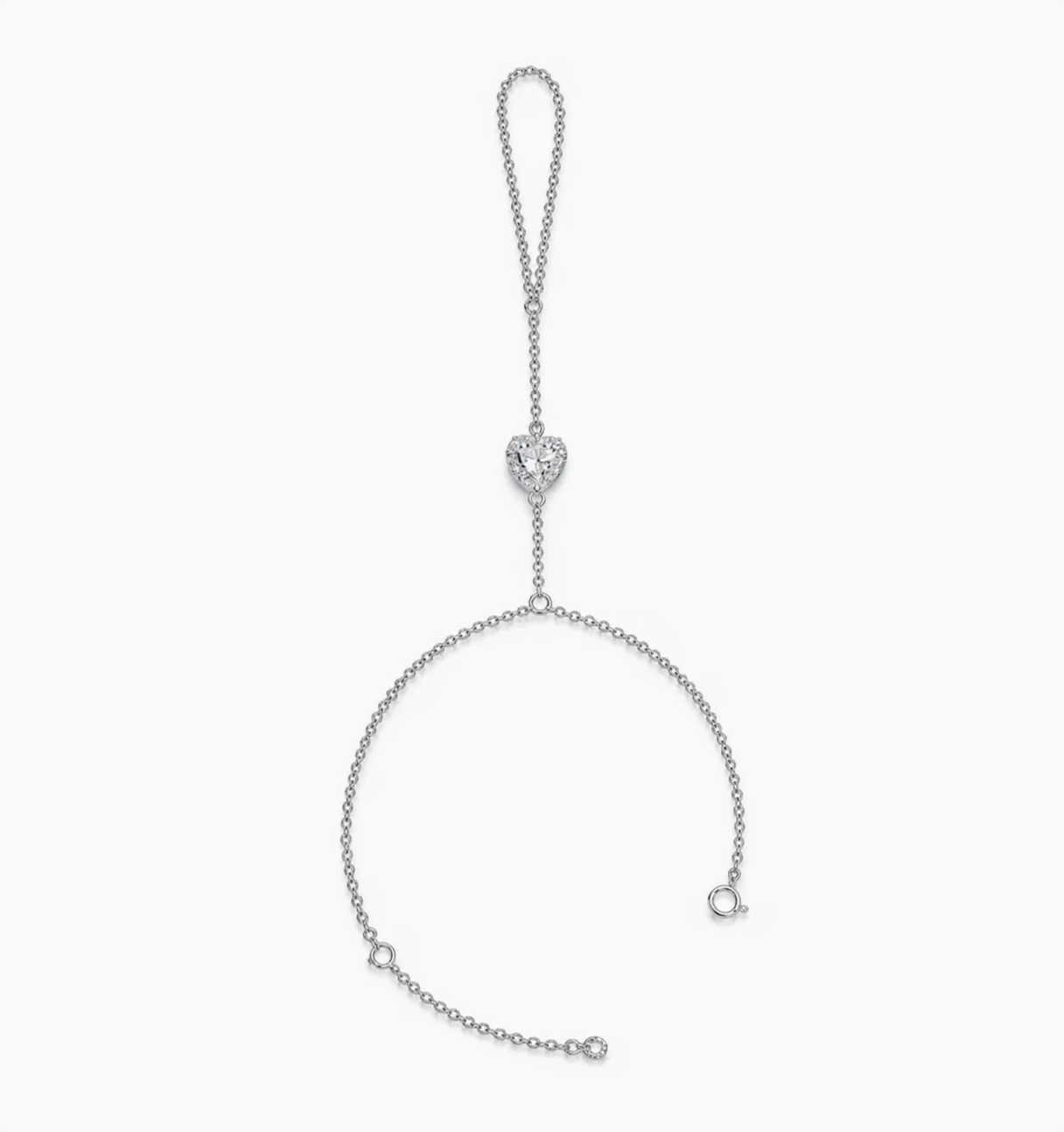 Pulseira Handchain Alexa em Prata 925