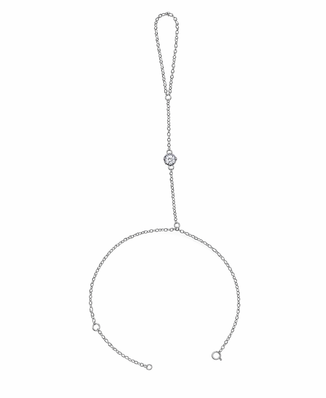 Pulseira Handchain Amara em Prata 925