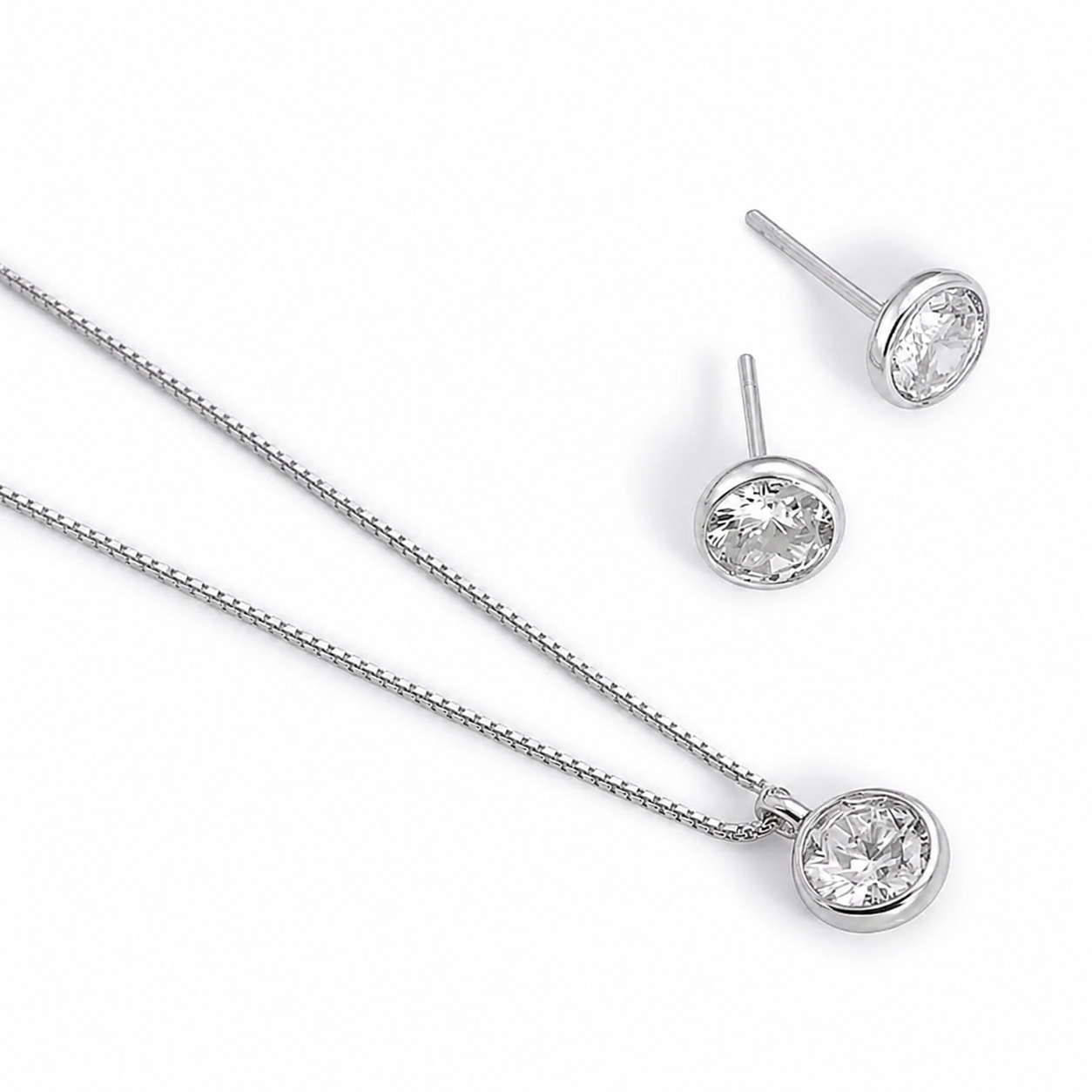 Conjunto Aurora em Prata 925