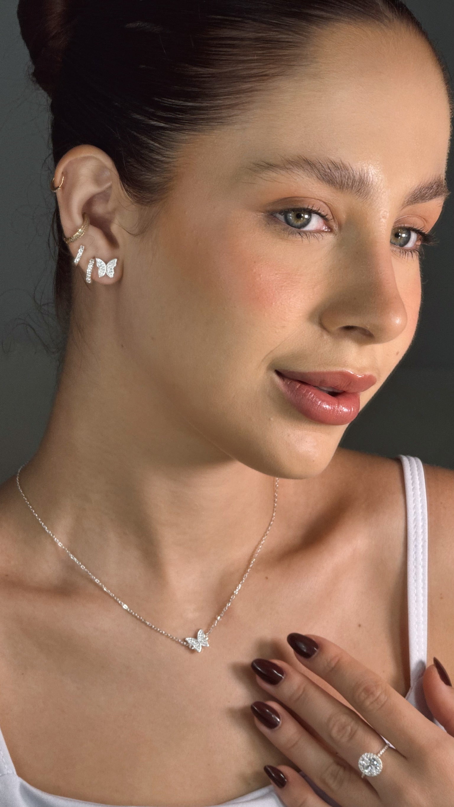 Conjunto Olívia em Prata 925