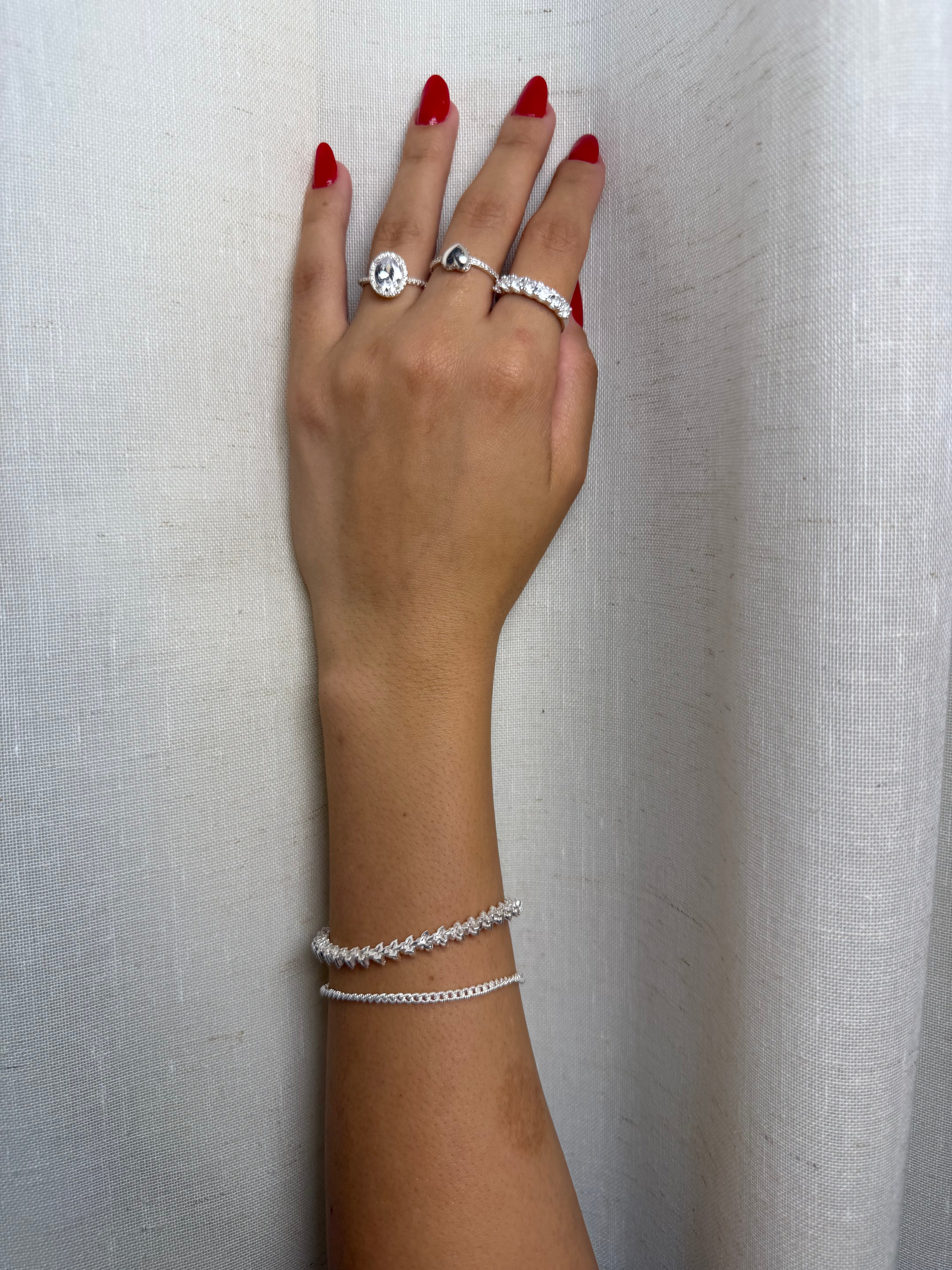 Conjunto Tifanny em Prata 925