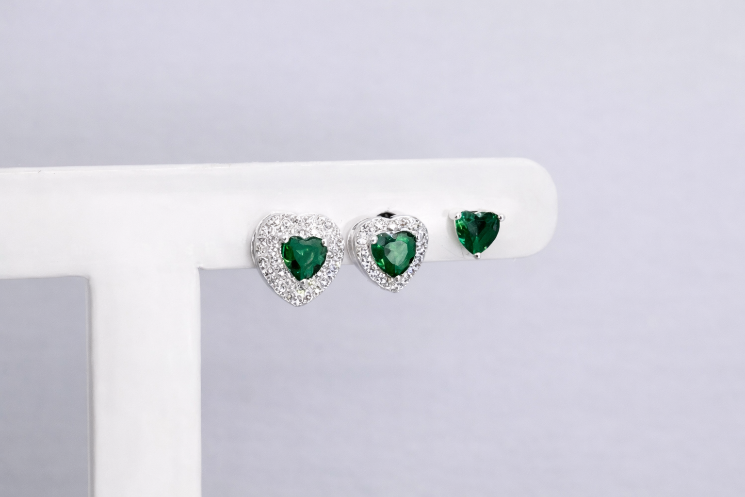 Trio de Brincos Cris em Prata 925